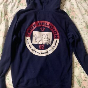 True religion zip up hoodie